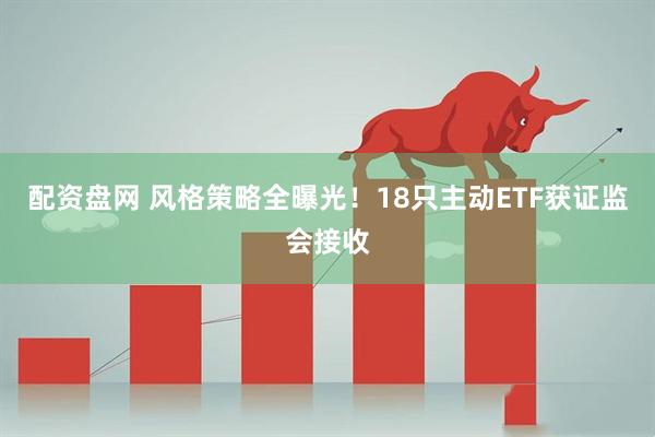 配资盘网 风格策略全曝光！18只主动ETF获证监会接收